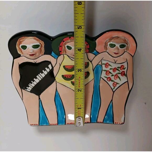 2003 “BEST FRIENDS” FUNSEEKER Janis Joplin No. 6445 Platter Westland Gift - Picture 9 of 10